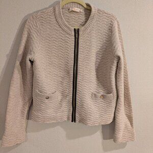 Tory Burch Zip Cardigan Jacket